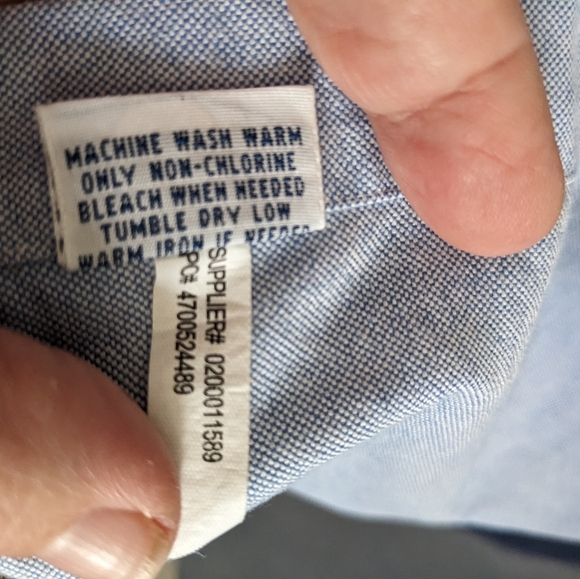 Ralph Lauren Short Sleeve Polo Logo Chambray Collared Shirt.High Quality Classic - Picture 5 of 8